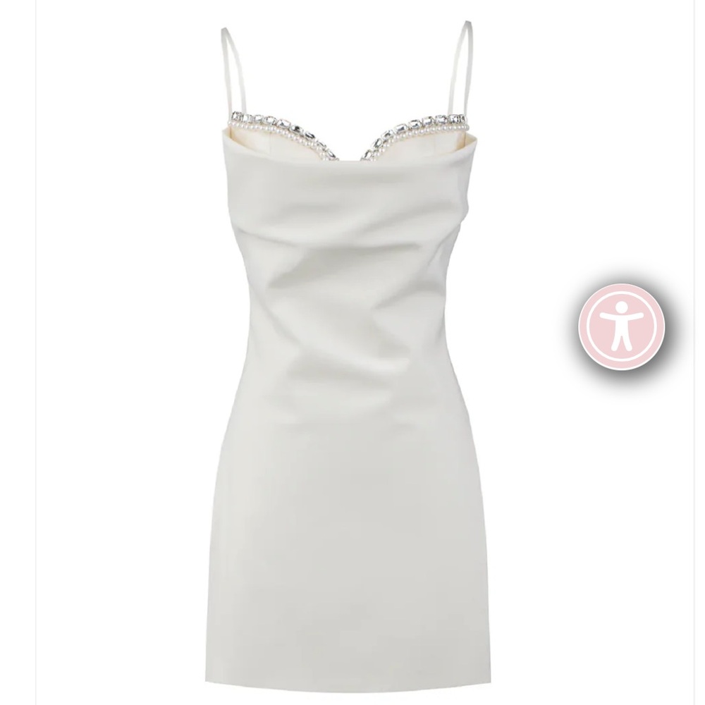 Nana Jacqueline White Mini Dress